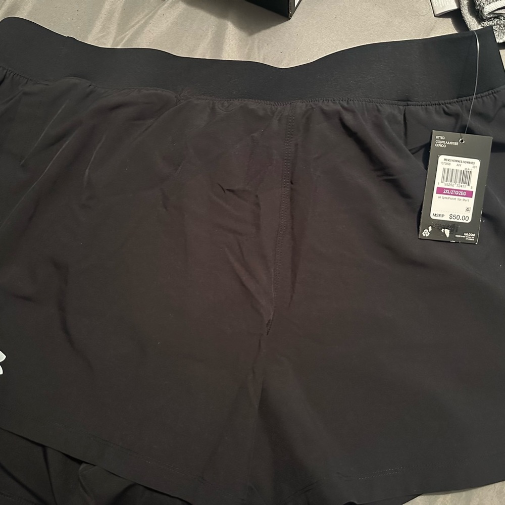 Men’s under armour speed pocket shorts size 2xl. Brand new with tags retail $60